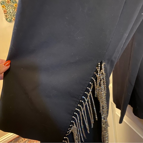 ELOQUII - black suit set with rhinestone fringe - Picture 3 of 5
